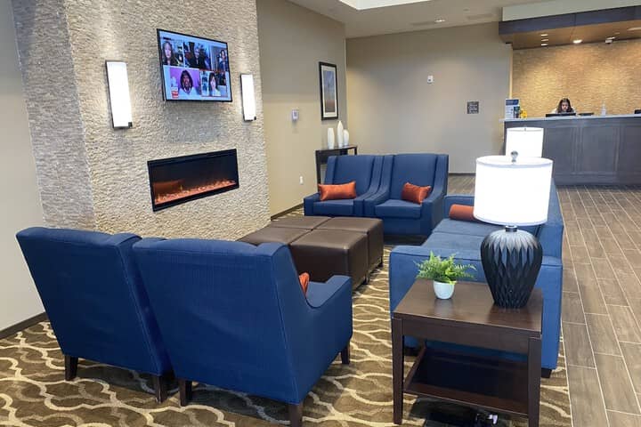 Lobby sitting area